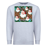 Heather Grey santa Premium Sweatshirt - JahusDesignShop