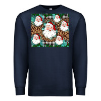 Navy santa Premium Sweatshirt - JahusDesignShop
