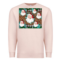 Pale Pink santa Premium Sweatshirt - JahusDesignShop