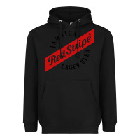 Black jamaica red stripe lager beer Heavyweight Hoodie - InspiraDesign