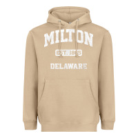 Mushroom milton delaware de vintage state athletic style t shirt Heavyweight Hoodie - InspiraDesign