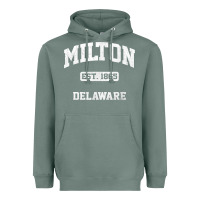 Sage milton delaware de vintage state athletic style t shirt Heavyweight Hoodie - InspiraDesign