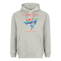 Moon Dust Cedar Key Florida Watercolor Sea Turtle Sweatshirt Heavyweight Hoodie - InspiraDesign