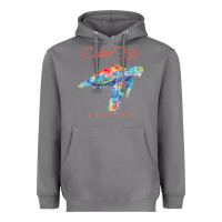 Storm Cedar Key Florida Watercolor Sea Turtle Sweatshirt Heavyweight Hoodie - InspiraDesign