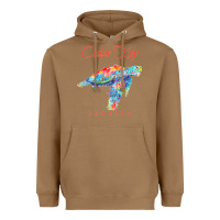 Toasted Coconut Cedar Key Florida Watercolor Sea Turtle Sweatshirt Heavyweight Hoodie - InspiraDesign