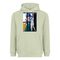 Matcha Neon Genesis Evangelion Rei Ayanami Heavyweight Hoodie - InspiraDesign