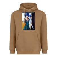 Toasted Coconut Neon Genesis Evangelion Rei Ayanami Heavyweight Hoodie - InspiraDesign