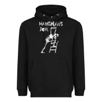 Black Hangmans Joke Heavyweight Hoodie - InspiraDesign
