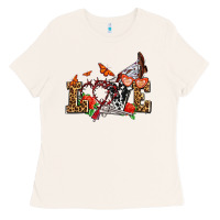 Bone western love for cowgirls olivia Ladies Tee - OliviaCreatesArt