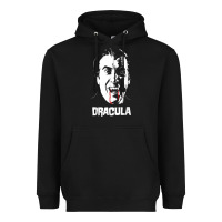 Black dracula vampire classic horror flick white t shirt Heavyweight Hoodie - InspiraDesign