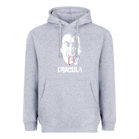 Heather Grey dracula vampire classic horror flick white t shirt Heavyweight Hoodie - InspiraDesign