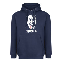 Navy dracula vampire classic horror flick white t shirt Heavyweight Hoodie - InspiraDesign
