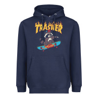 Navy trasher Heavyweight Hoodie - InspiraDesign