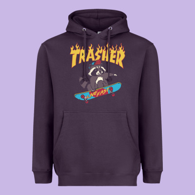 Trasher Heavyweight Hoodie Designed By Inspiradesign