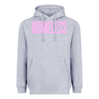 Heather Grey homeless Heavyweight Hoodie - InspiraDesign