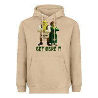 Mushroom Shrek Fiona & Shrek Get Ogre It Text Poster Heavyweight Hoodie - InspiraDesign