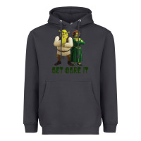 Smoke Shrek Fiona & Shrek Get Ogre It Text Poster Heavyweight Hoodie - InspiraDesign