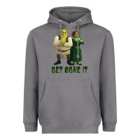 Storm Shrek Fiona & Shrek Get Ogre It Text Poster Heavyweight Hoodie - InspiraDesign