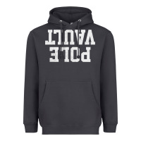 Smoke pole vault t shirt upside down funny pole vault jumper shirt Heavyweight Hoodie - InspiraDesign