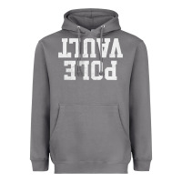 Storm pole vault t shirt upside down funny pole vault jumper shirt Heavyweight Hoodie - InspiraDesign