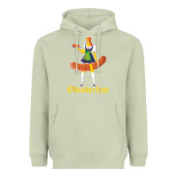 Matcha barmaid oktoberfest funny german woman dirndl bratwurst t shirt Heavyweight Hoodie - InspiraDesign