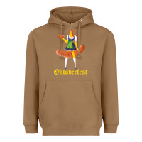 Toasted Coconut barmaid oktoberfest funny german woman dirndl bratwurst t shirt Heavyweight Hoodie - InspiraDesign