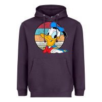 Plum Donald duck funny Heavyweight Hoodie - InspiraDesign