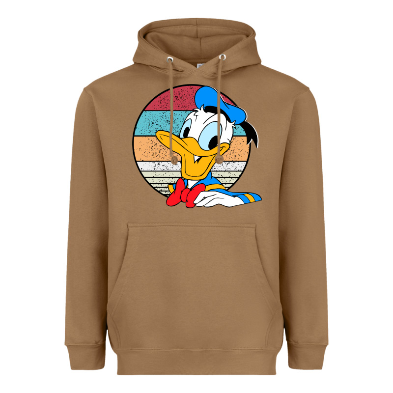 Donald Duck Funny Heavyweight Hoodie by InspiraDesign | Teevron