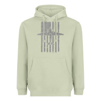Matcha C-47 Skytrain Wwii Transport Airplane Vintage Flag Heavyweight Hoodie - InspiraDesign