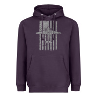Plum C-47 Skytrain Wwii Transport Airplane Vintage Flag Heavyweight Hoodie - InspiraDesign