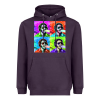 Plum STEVIE WONDER! Heavyweight Hoodie - InspiraDesign
