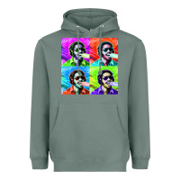 Sage STEVIE WONDER! Heavyweight Hoodie - InspiraDesign