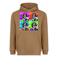Toasted Coconut STEVIE WONDER! Heavyweight Hoodie - InspiraDesign