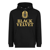 Black BLACK VELVET CANADIAN WHISKY Heavyweight Hoodie - InspiraDesign