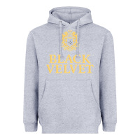 Heather Grey BLACK VELVET CANADIAN WHISKY Heavyweight Hoodie - InspiraDesign