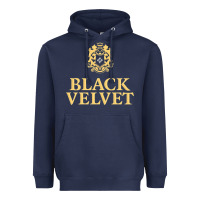 Navy BLACK VELVET CANADIAN WHISKY Heavyweight Hoodie - InspiraDesign