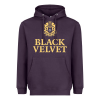 Plum BLACK VELVET CANADIAN WHISKY Heavyweight Hoodie - InspiraDesign