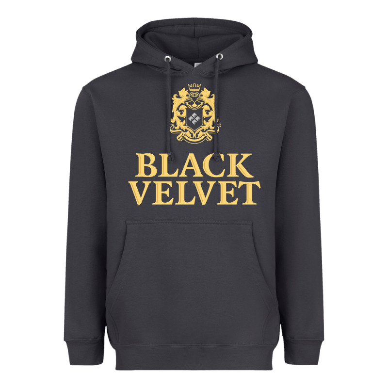 Black Velvet Canadian Whisky Heavyweight Hoodie by InspiraDesign | Teevron