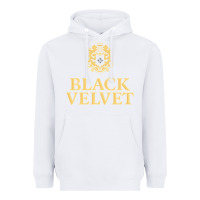 White BLACK VELVET CANADIAN WHISKY Heavyweight Hoodie - InspiraDesign