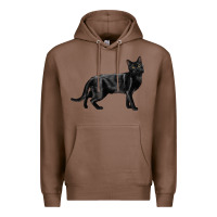 Chestnut Bombay Cat Premium Hoodie - LillyAllenDesigns