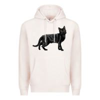 Pale Pink Bombay Cat Premium Hoodie - LillyAllenDesigns