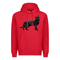 Red Bombay Cat Premium Hoodie - LillyAllenDesigns