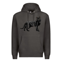 Smoke Bombay Cat Premium Hoodie - LillyAllenDesigns