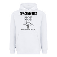 White Milo Goes To College Heavyweight Hoodie - InspiraDesign
