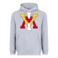 Heather Grey Keydets VMI Classic Heavyweight Hoodie - InspiraDesign