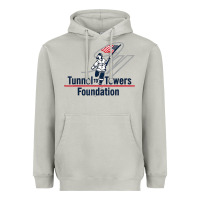 Moon Dust Tunnel To Towers F-oundation American Flag USA Flag Heavyweight Hoodie - InspiraDesign