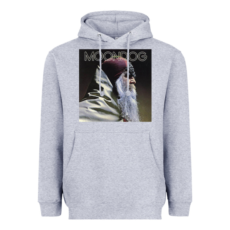 Moondog Musician Poster Essential Heavyweight Hoodie by InspiraDesign | Teevron
