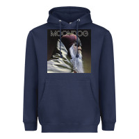 Navy Moondog Musician Poster Essential Heavyweight Hoodie - InspiraDesign