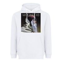 White Moondog Musician Poster Essential Heavyweight Hoodie - InspiraDesign