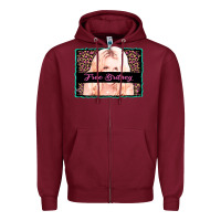 Burgundy free britney leopard glitter Zipper Hoodie - AdoDesignShop